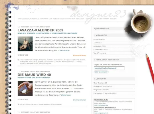 Bild: Erste Zwischenbilanz für Design Blog