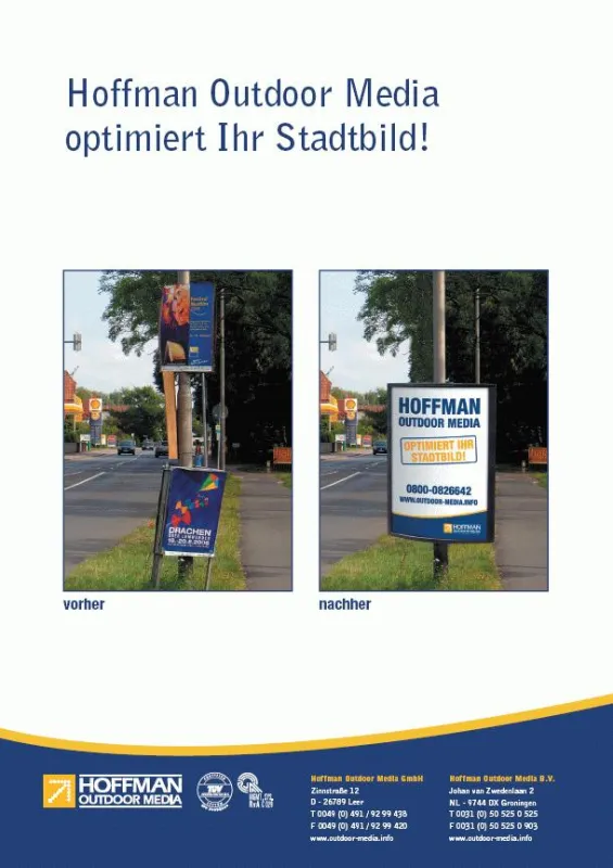 Mit neuen Displays gegen wildes Plakatieren