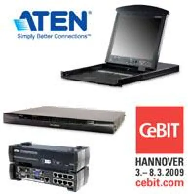 Bild: KVM-Experte in Halle 12, Stand C81 - CeBIT 2009 - ATEN setzt Fokus auf Remote Connectivity