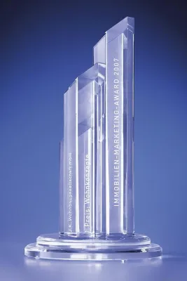 Bild: J.K. Wohnbau erhält den Immobilien-Marketing-Award 2007 in der Kategorie Wohnimmobilien