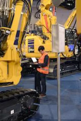 Bild: Link Innovation entwickelt iPad-Lösung für Komatsu für die bauma