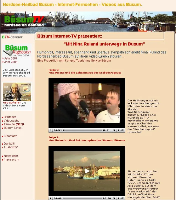 Der neue Sender auf Büsum-TV in Kooperation mit dem Kur und Tourismus Service Büsum
