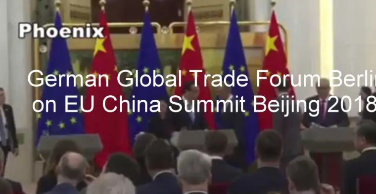 Bild: EU China Summit 2018 Beijing - Gemeinsamkeiten und Trennendes