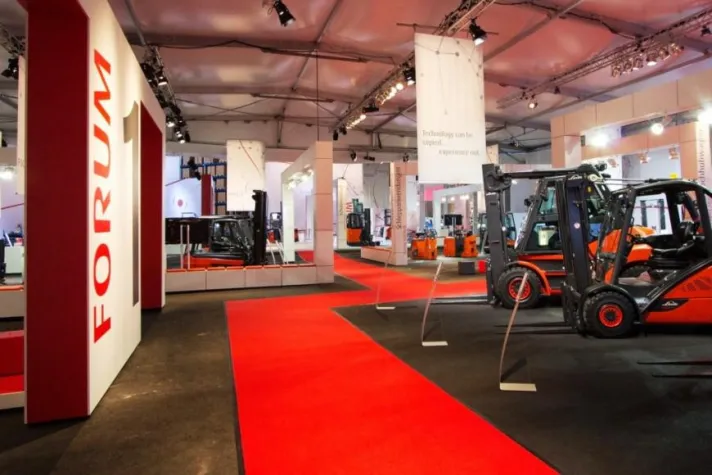 Bild: Artlife baut Erlebniswelt für Linde Material Handling