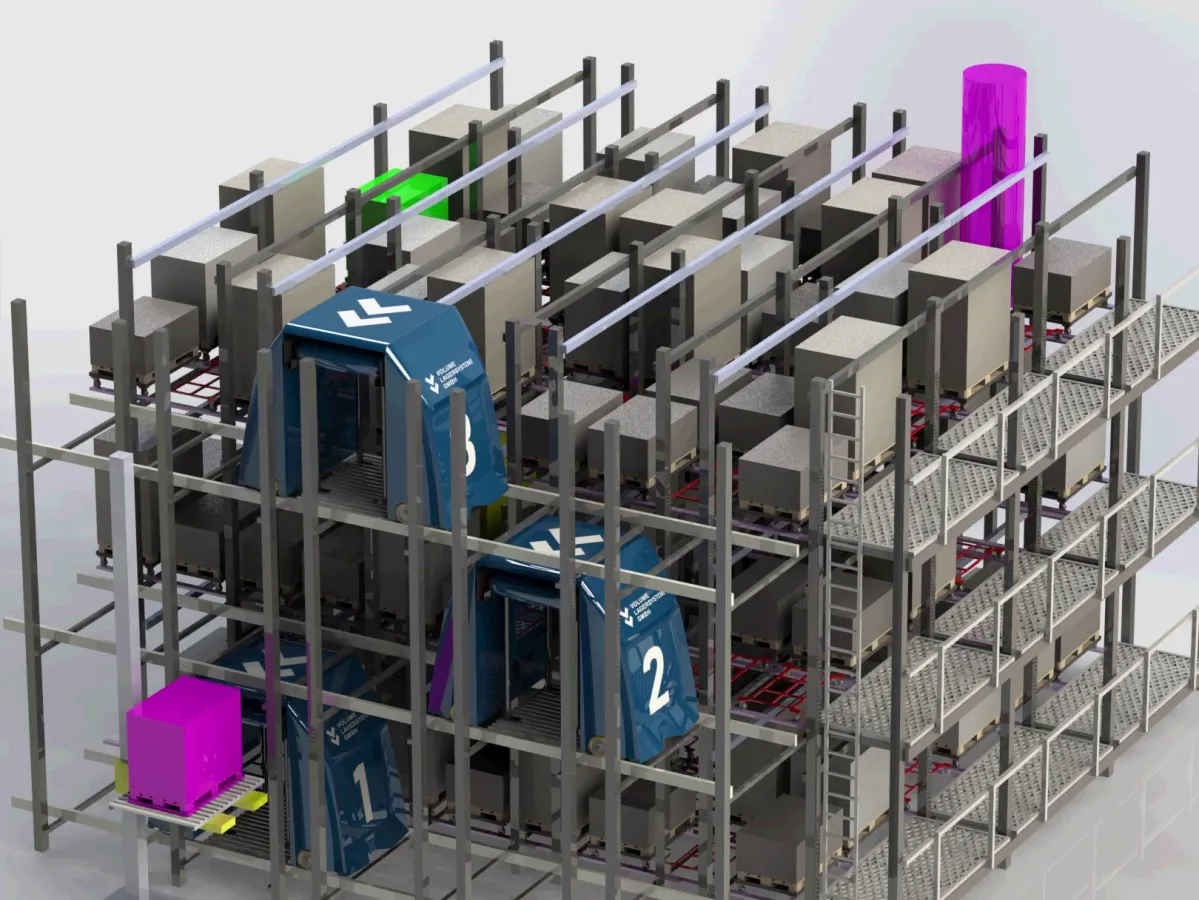 Volume WAVE: Eine platzsparende Alternative zu Systemlösungen mit Regalbediengeräten