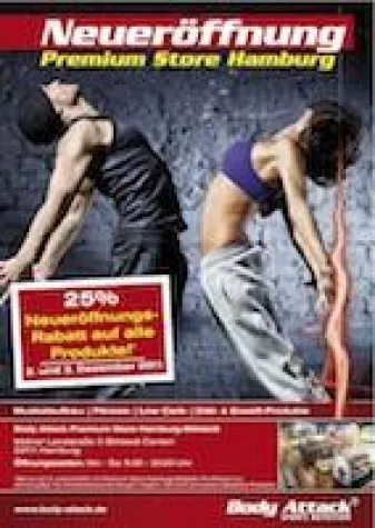 Bild: Body Attack eröffnet neuen Premium Store in Billstedt – 25% Rabatt zum Start