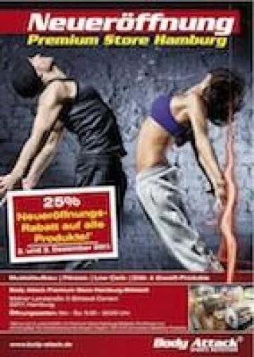 Bild: Body Attack eröffnet neuen Premium Store in Billstedt – 25% Rabatt zum Start