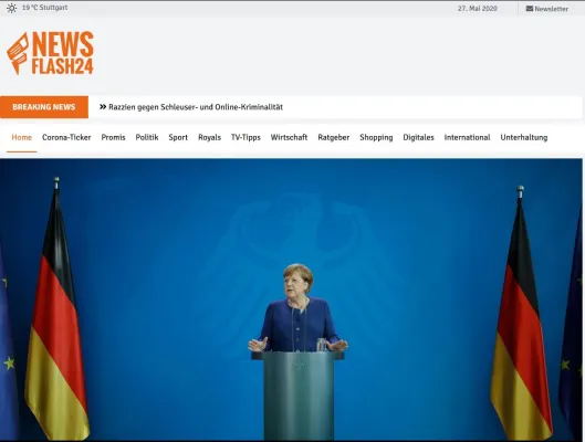 Newsflash24.de startet erfolgreich auf deutschem News-Markt Bild: Newsflash24.de startet erfolgreich auf deutschem News-Markt