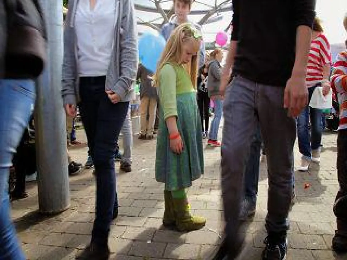 Sind die Kinder erst in der Menge verschwunden, sitzt der Schrecken tief