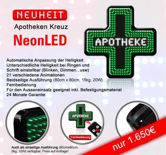 Bild: Apothekennotdienstaushang muss nächstgelegene Apotheken nennen
