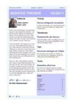 Bild: „Marketing im Service“ – Aktuelle Ausgabe des Newsletter SERVICE TRENDS jetzt erhältlich