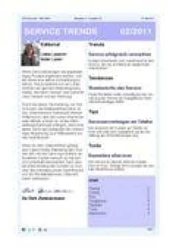 Bild: „Marketing im Service“ – Aktuelle Ausgabe des Newsletter SERVICE TRENDS jetzt erhältlich