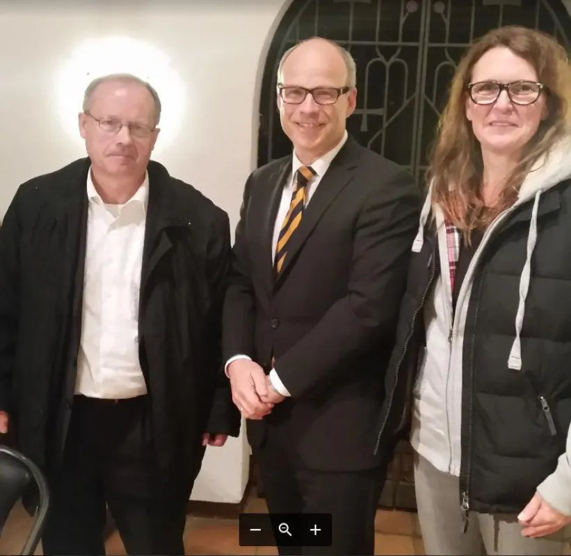 Maik Findeisen, Ties Rabe und Sylvia Wehde