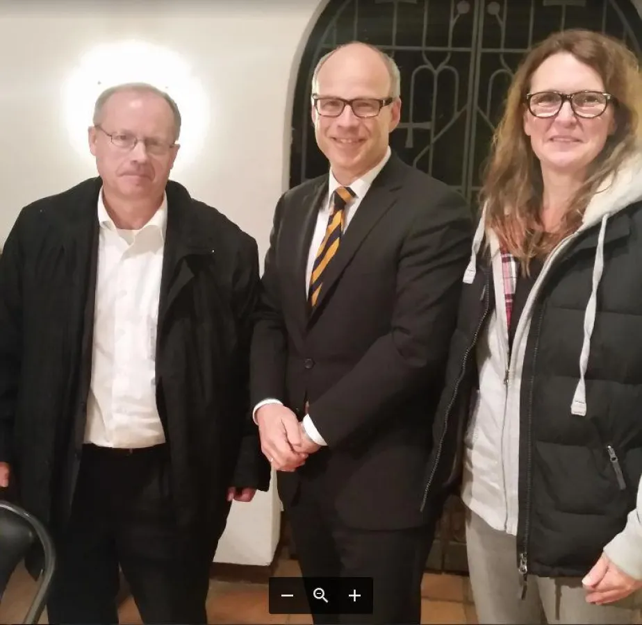 Maik Findeisen, Ties Rabe und Sylvia Wehde