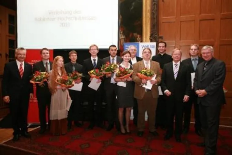 ZFH Absolvent mit Koblenzer Hochschulpreis ausgezeichnet Bild: ZFH Absolvent mit Koblenzer Hochschulpreis ausgezeichnet