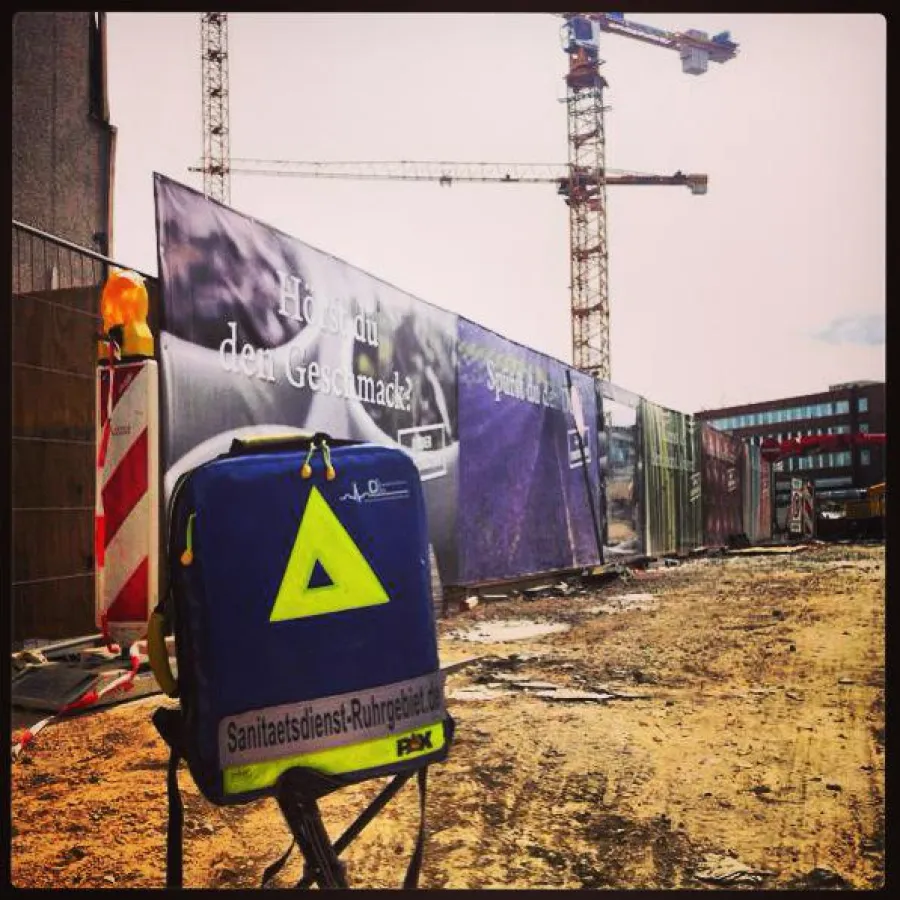 Betriebssanitäter der DIG GmbH im Einsatz