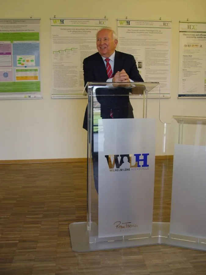 Dr. Ingo Friedrich, Präsident der Wilhelm Löhe Hochschule (WLH)