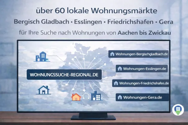 Bild: Bergisch Gladbach: Mitarbeiterwohnen bei Jobwechseln – lokale Suche ordnet Umzüge nach Arbeitswegen