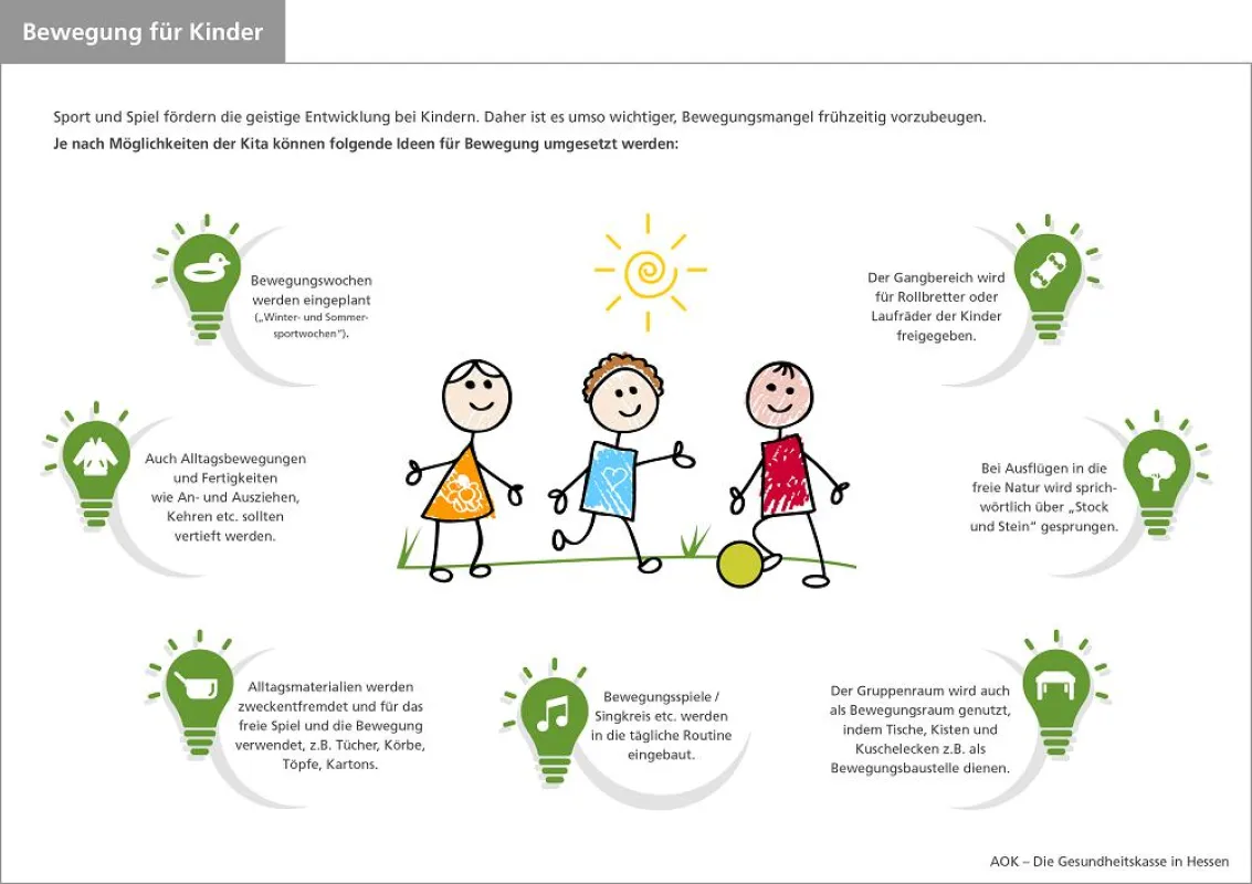 Sport und Spiel fördern die geistige Entwicklung von Kindern.