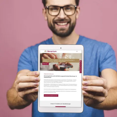 Bild: Mehr Design, Struktur und KnowHow: Relaunch der Website der Novartum Gruppe