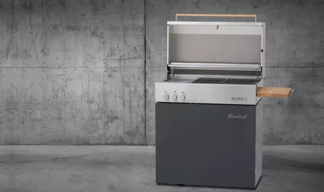 Bild: Kompakt, stark, eisengrau: Flammkraft legt zwei weitere Infrarot-Gasgrills nach