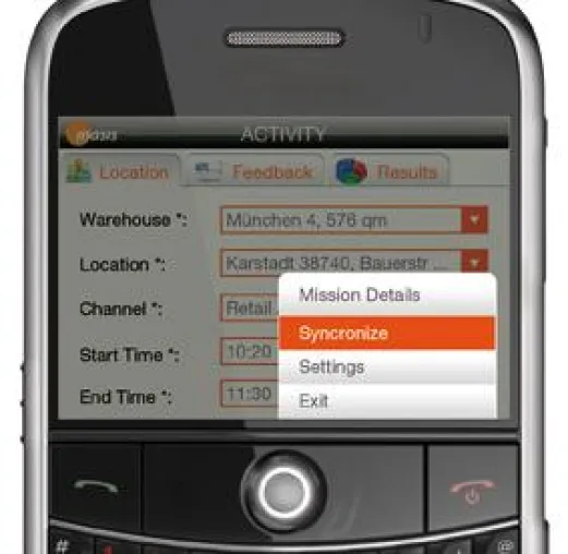 Mobile Vertriebssteuerung Bild: Mobile Vertriebssteuerung