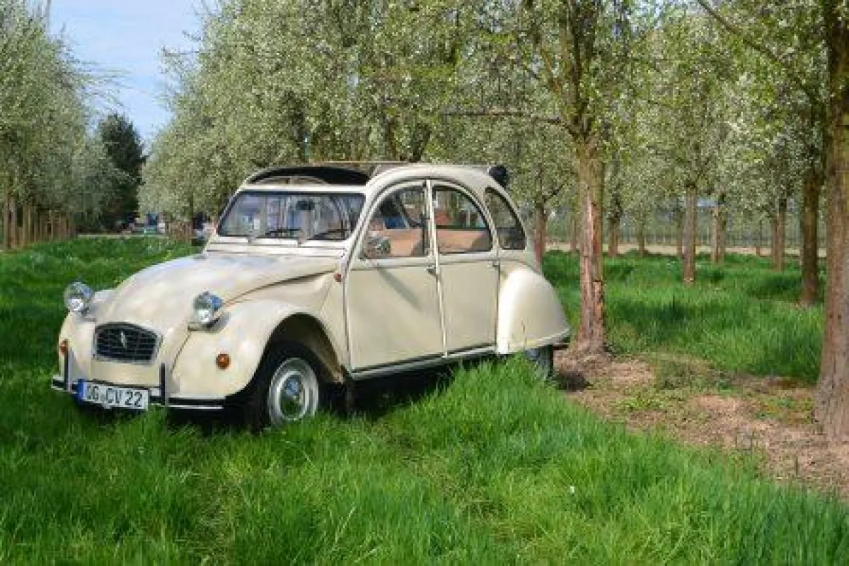 Oldtimer Ente Paulette, Hotel Ritter Durbach