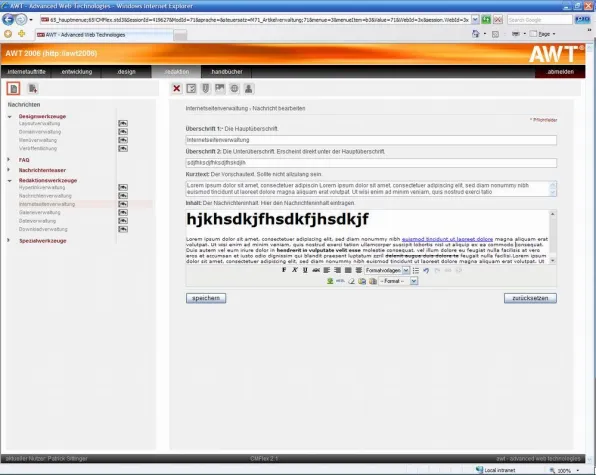 Bild: Dynamischer Inhalte-Dompteur