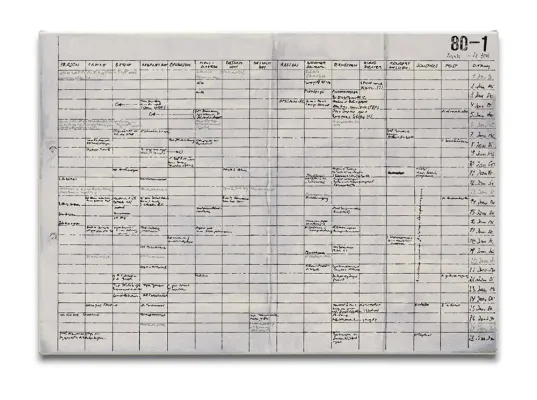 Bild: Inge zu Fuß zur Arbeit