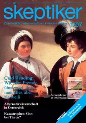 Bild: Skeptiker 1/2007 erschienen: Cold Reading, Seeungeheuer, Jugendpsychologie