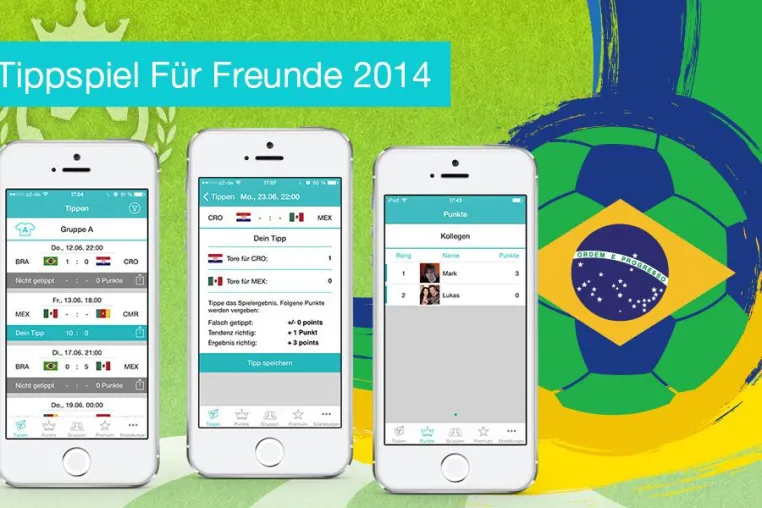 Bild: Tippspiel-App für Facebook Freunde pünktlich zur WM