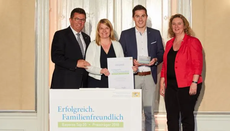 Bild: Baufritz gehört zu den familienfreundlichsten Unternehmen in Bayern