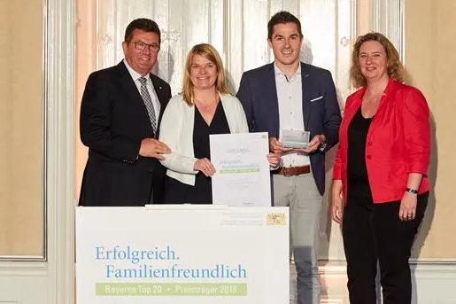 Baufritz gehört zu den familienfreundlichsten Unternehmen in Bayern Bild: Baufritz gehört zu den familienfreundlichsten Unternehmen in Bayern