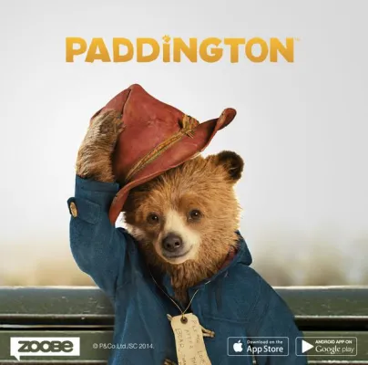 Bild: ZOOBE und Studiocanal bringen PADDINGTON zum internationalen Kinostart weltweit auf die Smartphones