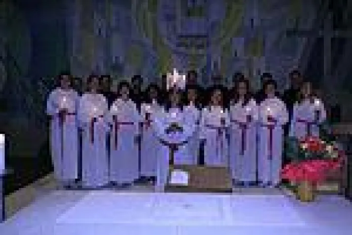 Bild: Weihnachtliches aus Schweden. Der Schwedische Chor stimmt auf die Weihnachtszeit ein