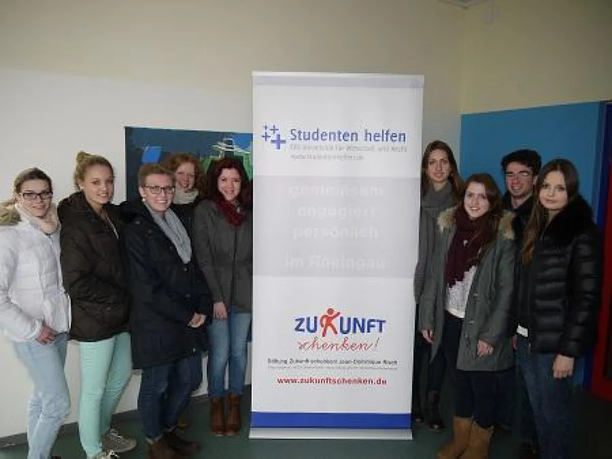 Unterstützung fand das Förderprojekt durch Studenten der European-Business-School