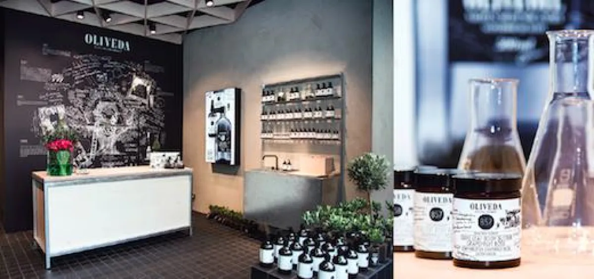 2015 entwickelt Oliveda ein eigenes Store Konzept, die Olive Tree Pharmacy Stores