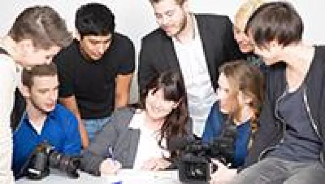 Bild: Ausbildung in kaufmännischen Medienberufen 2015