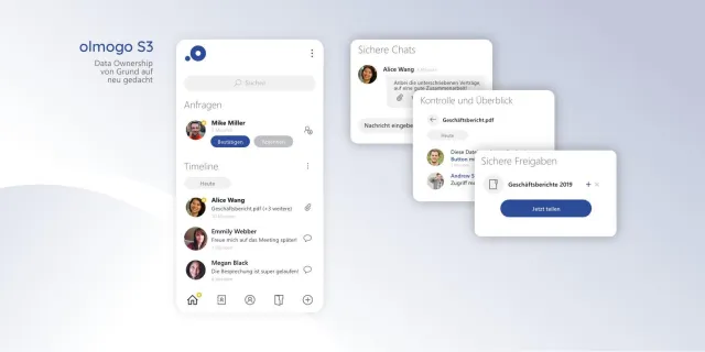 Bild: Sicherheit für Cloud und Messaging: olmogo - die patentierte Lösung für Datenhoheit bei Cloud und Messaging