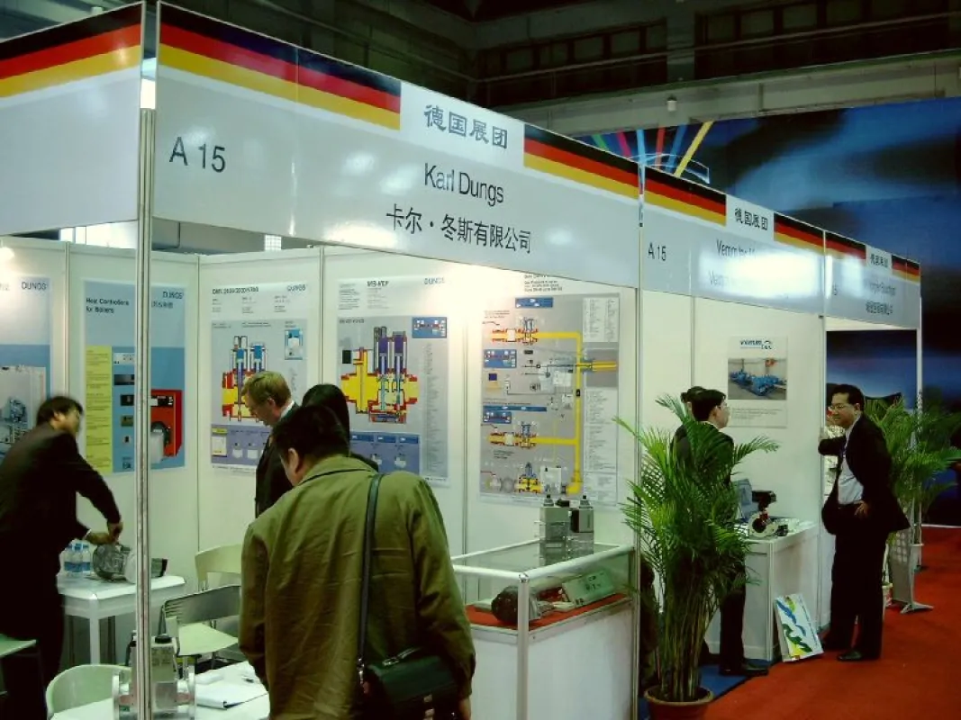 Deutscher Gemeinschaftsstand auf der GAS CHINA 2004