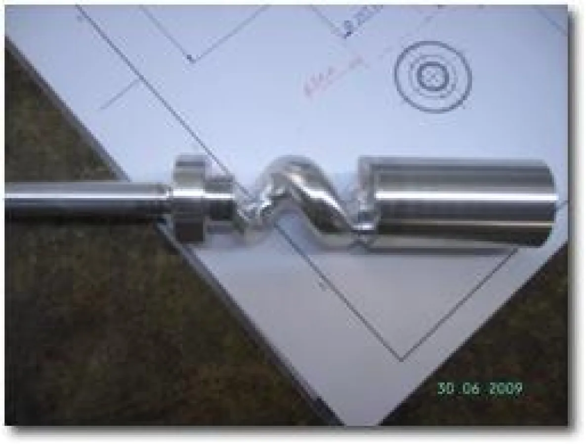 Ein mit ESPRIT hergestellter Wendel