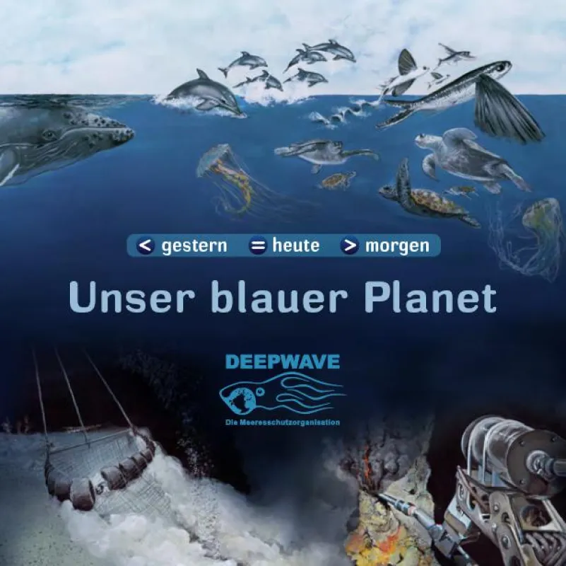 Unser blauer Planet : gestern heute morgen, Illustration Anna Mandel © DEEPWAVE