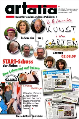 Bild: "Eine Leinwand auf Reisen" startete erfolgreich bei artalia-KUNST-Event