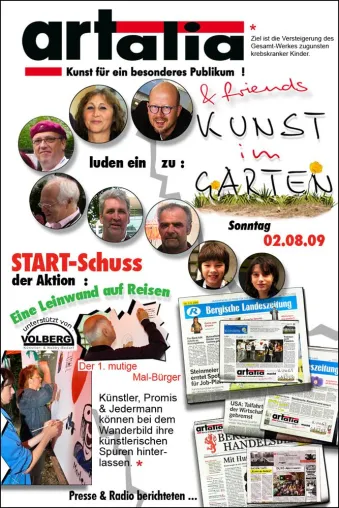 Bild: "Eine Leinwand auf Reisen" startete erfolgreich bei artalia-KUNST-Event