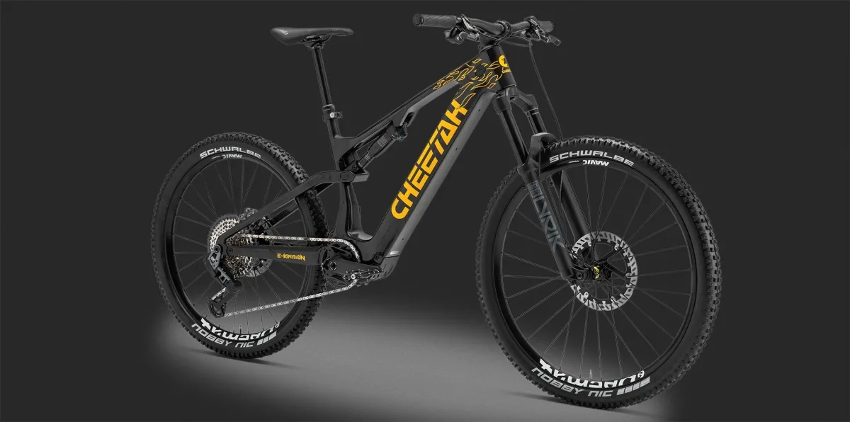 Cheetah Bikes E-Ignition eMTB Fully | MAHLE M40 Motor |Carbon Rahmen |105 Nm | max. 850 W | 800 Wh | (© Cheetah Bikes)