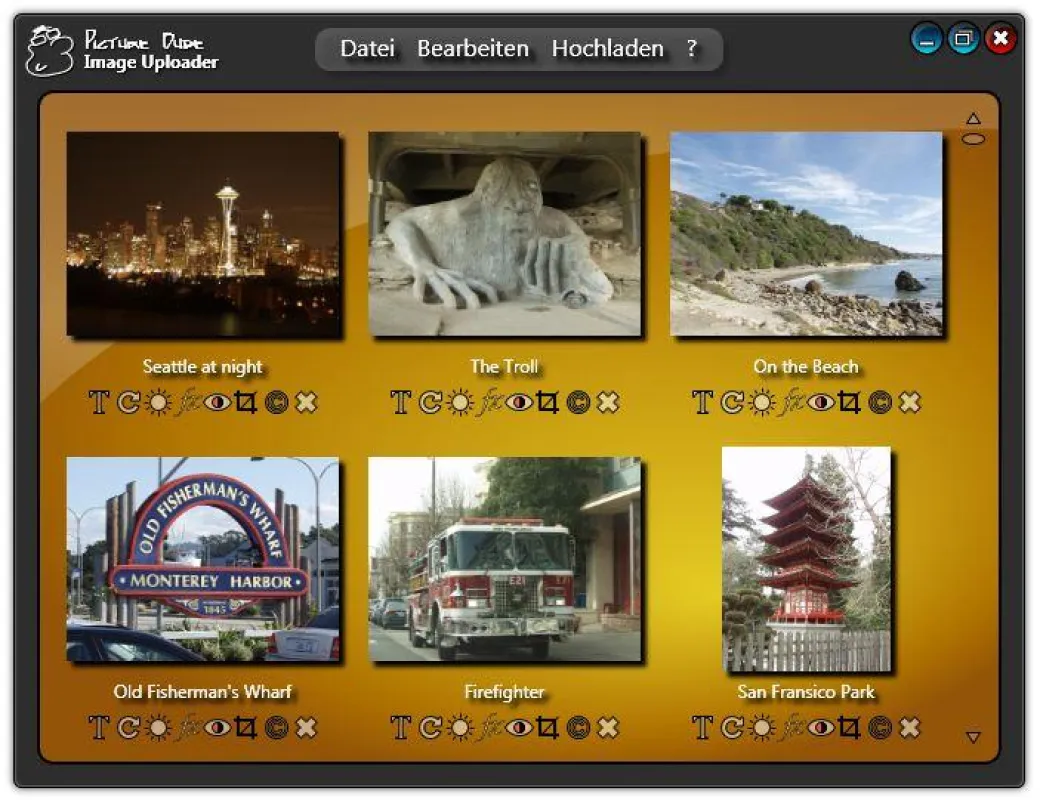 Bilder einfach zu facebook hochladen mit dem Picture Dude Image Uploader