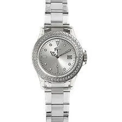 Bild: FASHION TIMES Armbanduhr Polycarbonat ca.45g 50 Swarovski Steine Sunray ZB