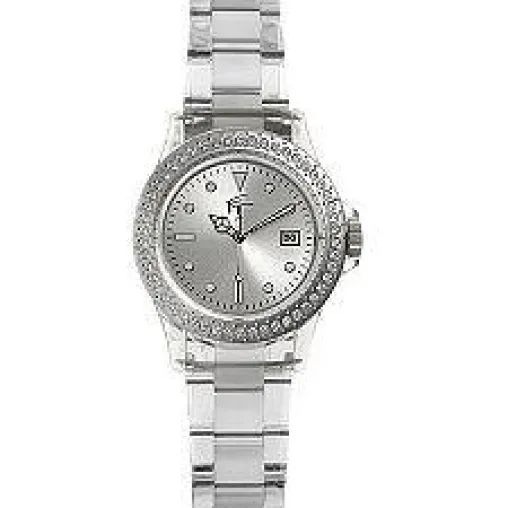 Bild: FASHION TIMES Armbanduhr Polycarbonat ca.45g 50 Swarovski Steine Sunray ZB