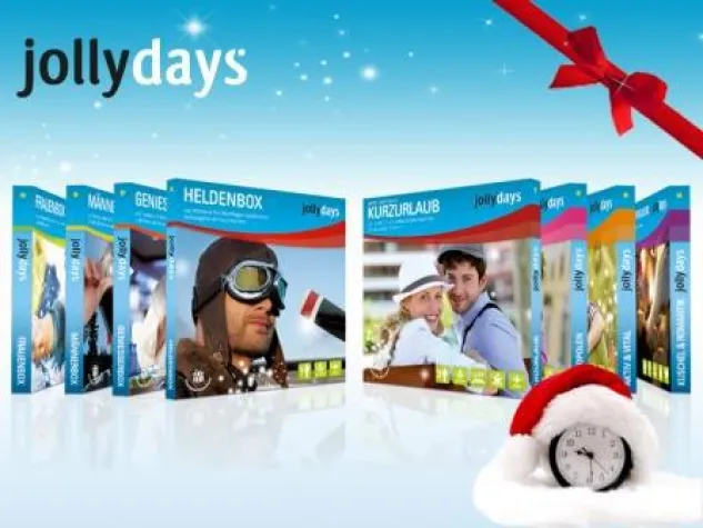 Zu Weihnachten mit Jollydays die breite Auswahl schenken Bild: Zu Weihnachten mit Jollydays die breite Auswahl schenken