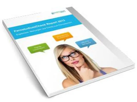Bild: FernstudiumCheck Report 2013: Zufriedenheit der Fernstudenten weiter gestiegen